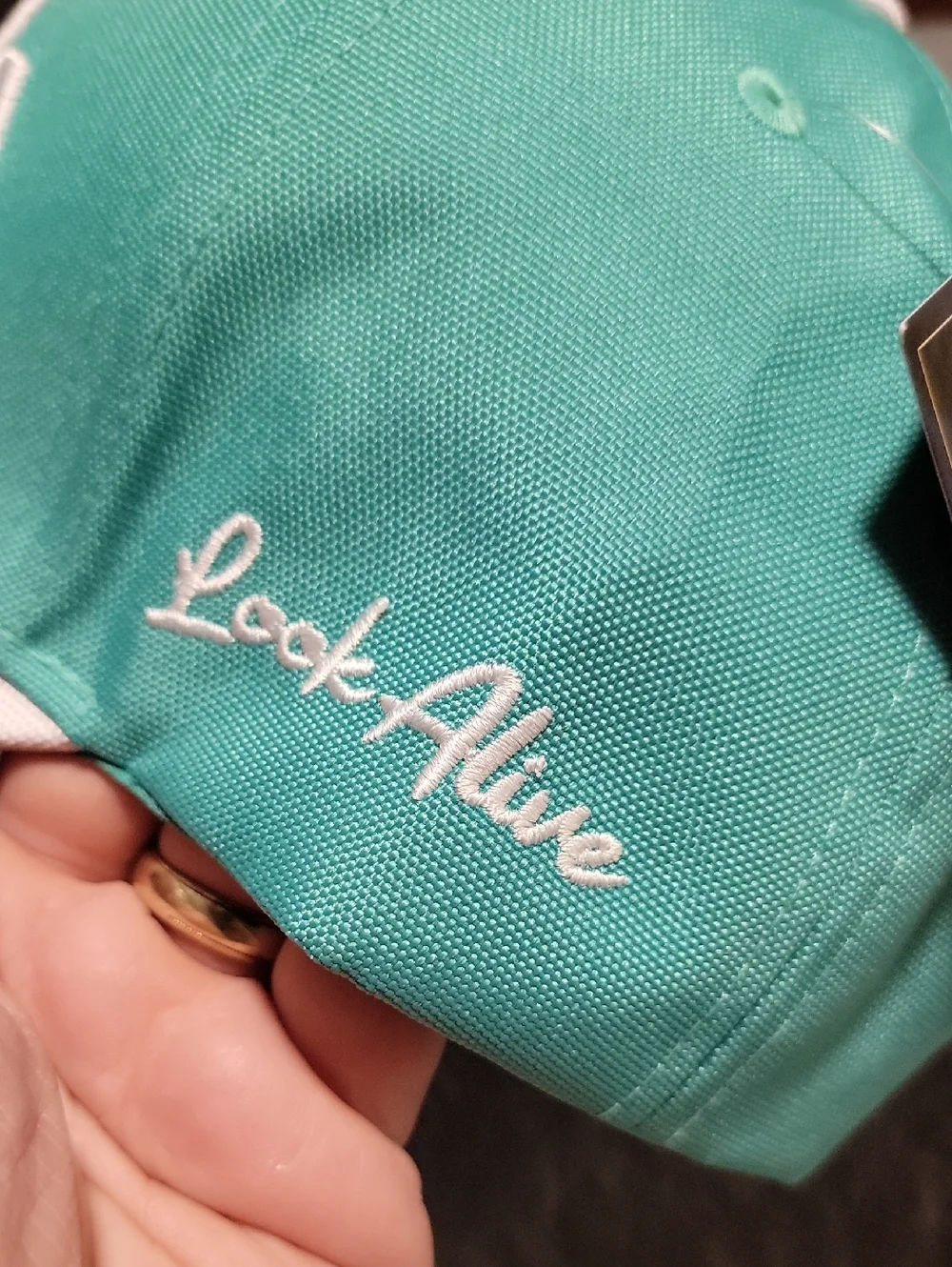 NWT Invicta Reversed BBSD Turquoise White 6 Panel Baseball Hat Cap 